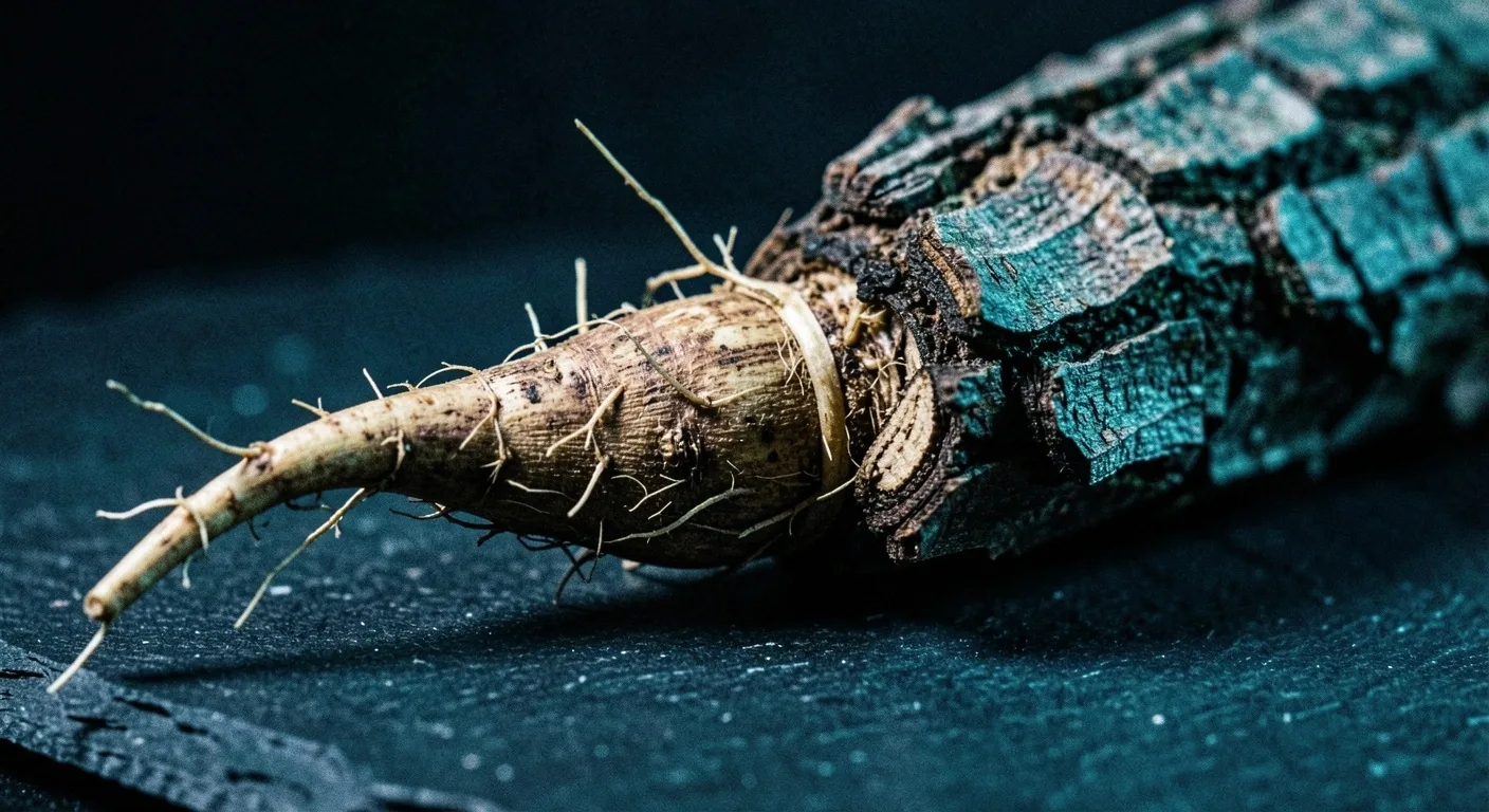 Botanical root macro photography