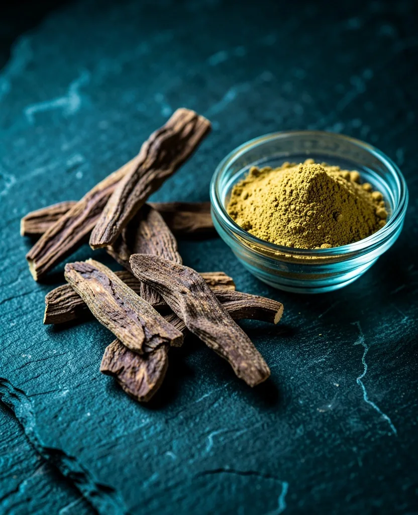 Maca root and guarana natural ingredients